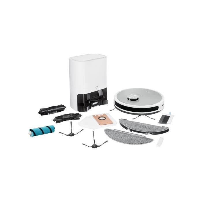 MEDION X21 SW - Saug- und Wischroboter mit Entleerstation - Laser-Navigation - Leistung 3000 Pa