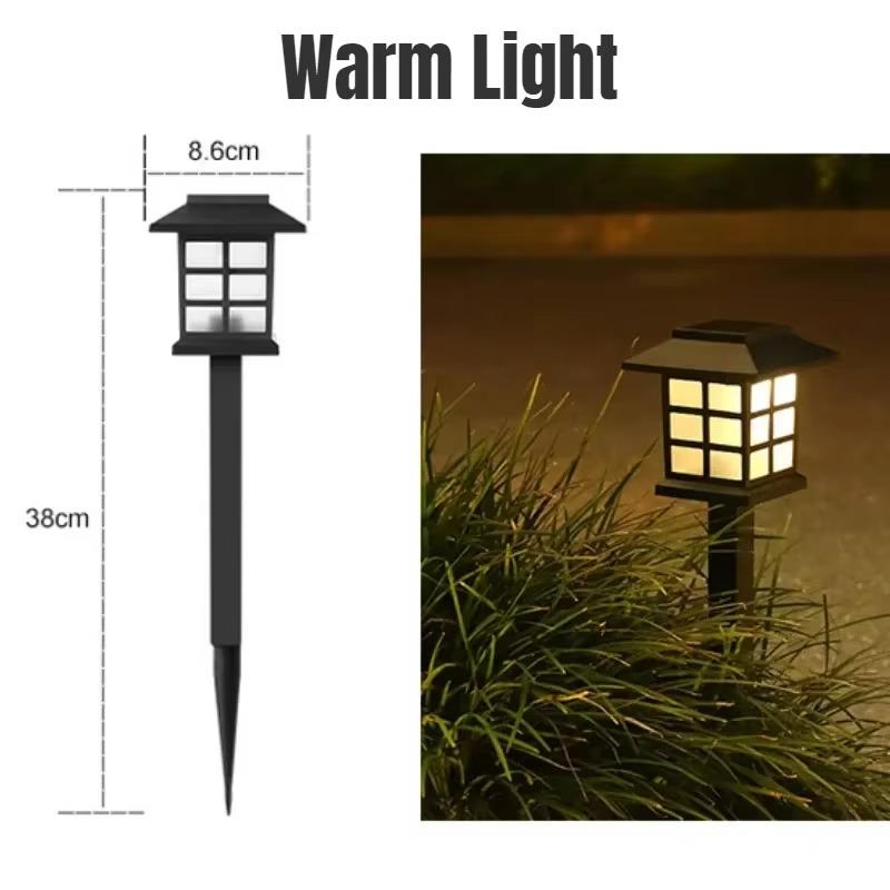 

Солнечный тротуарный газонный светильник IP65 водонепроницаемый наружный солнечный светильник для сада/ландшафта/патио/патио/подъездной дороги/тротуара 2Pcs теплый белый