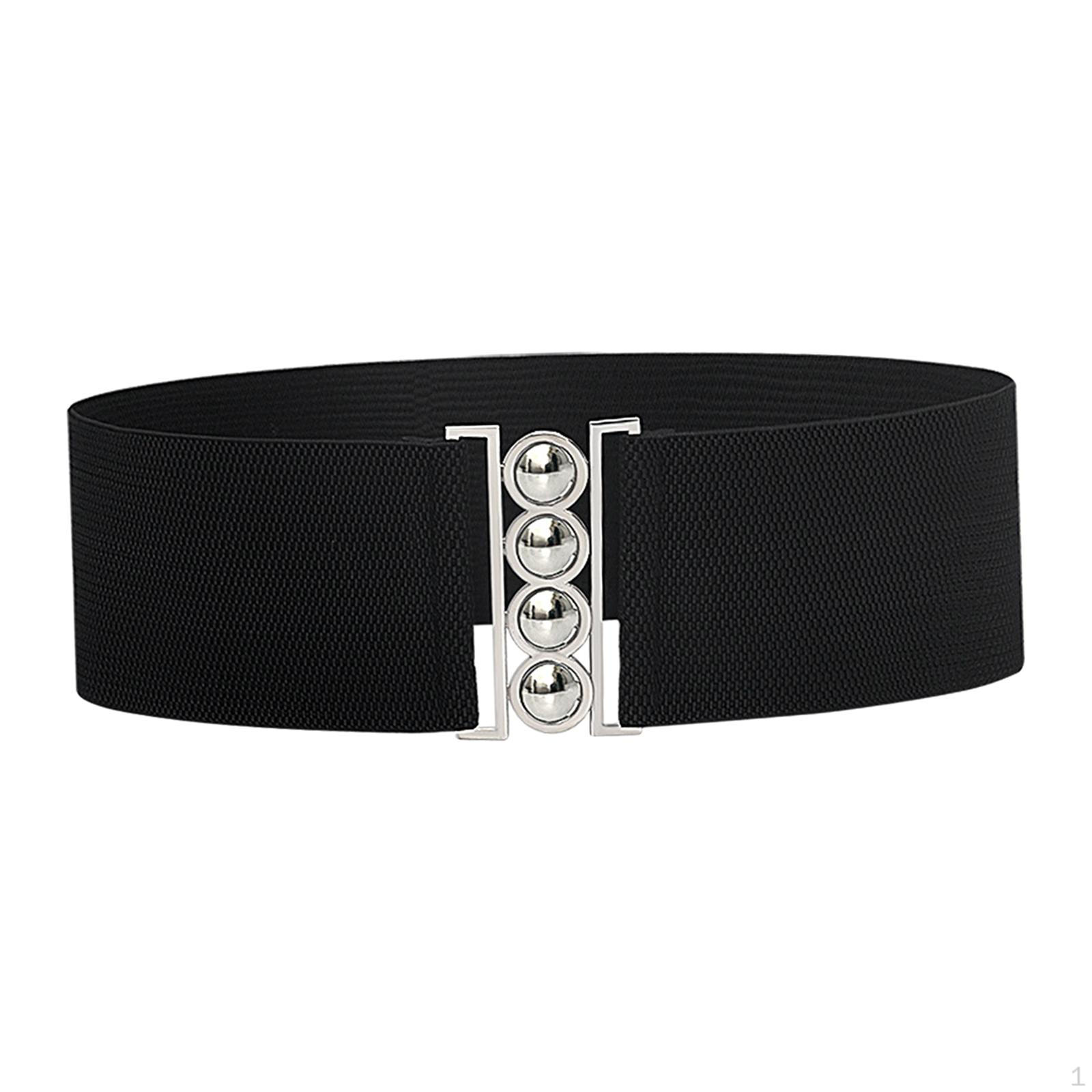 Широкий Эластичный Пояс для Женщин чёрный