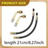 4x Reifenventilverlängerung 90-Grad-Adapter Fahrradzubehör Garage Universal für