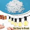 20pcs Gutter Hooks Plastic Gutter Clips Holiday Hanging Clips for Christmas Decoration Cluster Lights Icicle Multi-Purpose Hooks