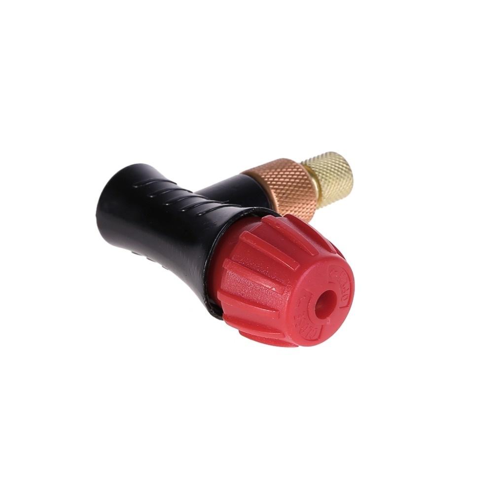Bicycle Inflator Head Compatible For Presta Schrader Valve CO2 Pump Accessories