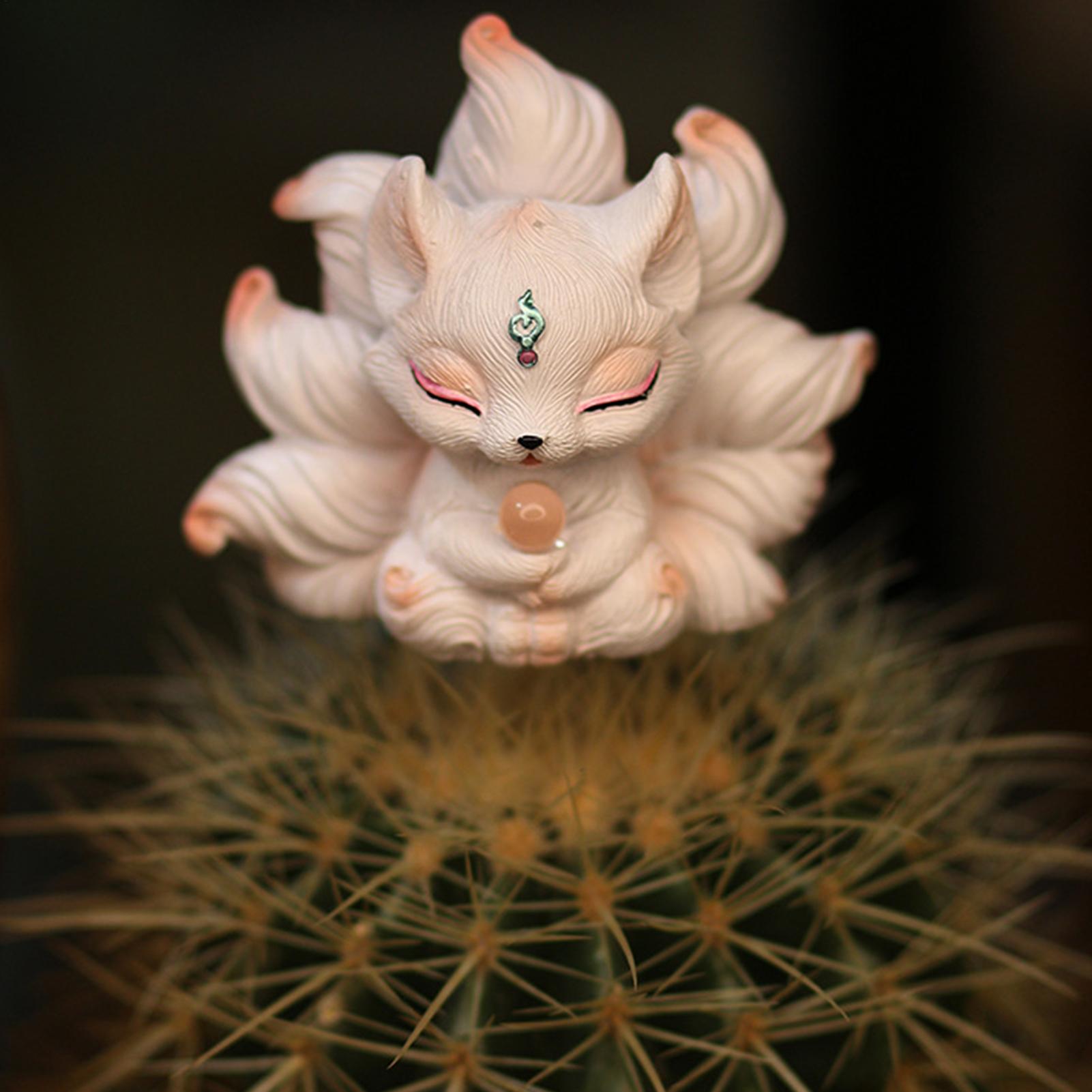 

Dashboard Decorations Cute Auspicious Car Figurines Automotive Nine-Tailed Fox Dash Ornaments For Women Girls Vehicle Truck RV China Mainland