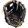 ZETT Neo Status Youth Softball Glove for Second and B Size BJGB70510N Shortstop, Black/Pastel (1932), L,