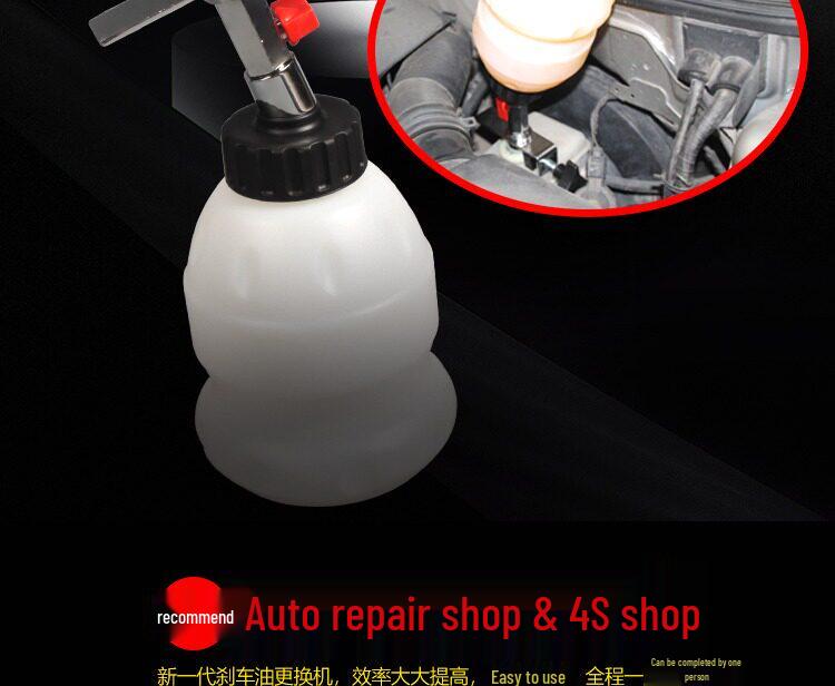 Pneumatic Brake Fluid Replacement and Bleeding Tool
