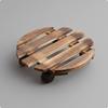 Rolling Plant Stand Effortlessly To Move Pot Trolley with Wheels Heavy Duty Wooden Mover 25CM