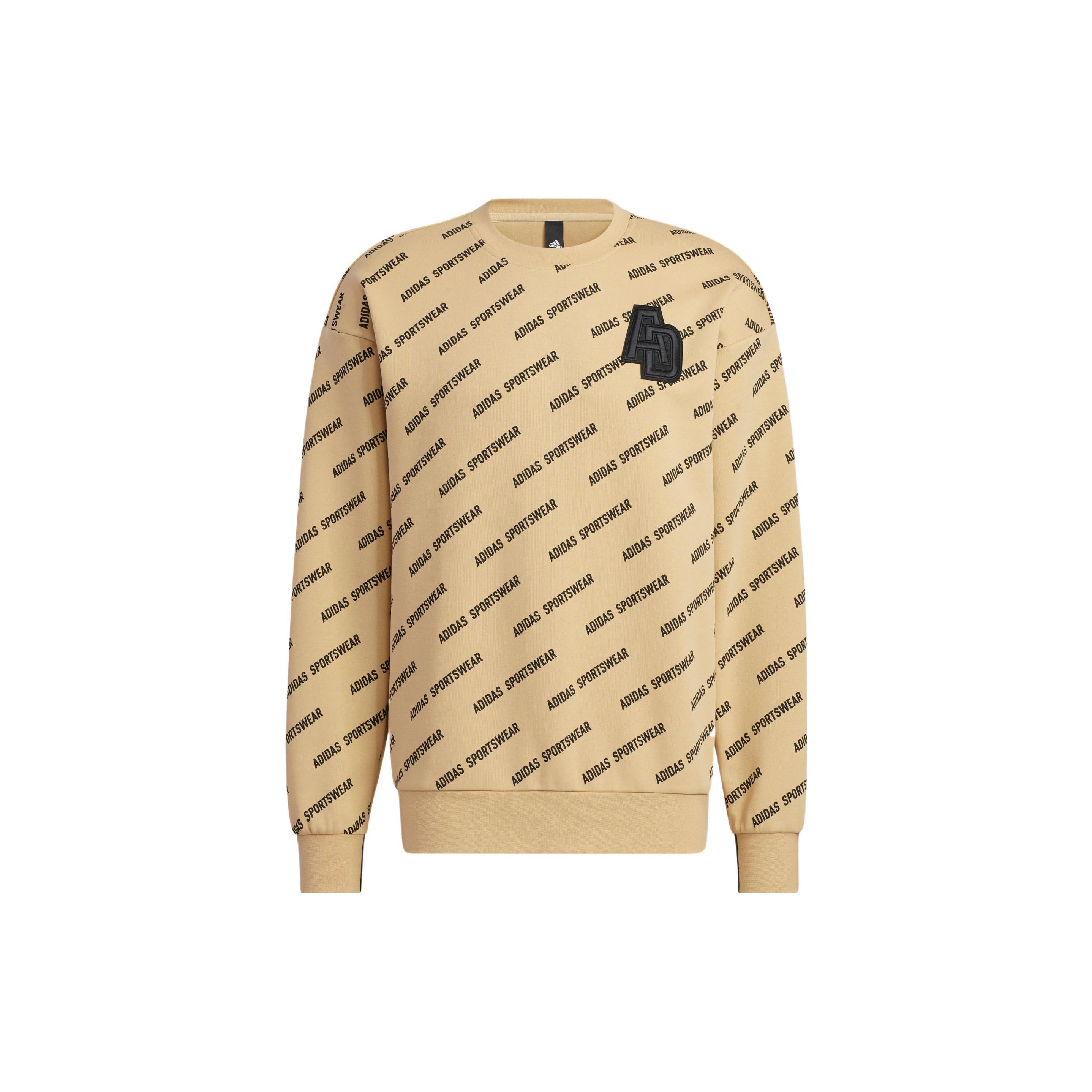 adidas Monogram Sweatshirt Tan Black Men s IB2742 L
