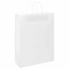 VidaXL Paper Bags 250 Pcs with Handles White 32x12x42 Cm, Paper Bag, Paper Gift Bag, Paper Gift Bag, 4101620