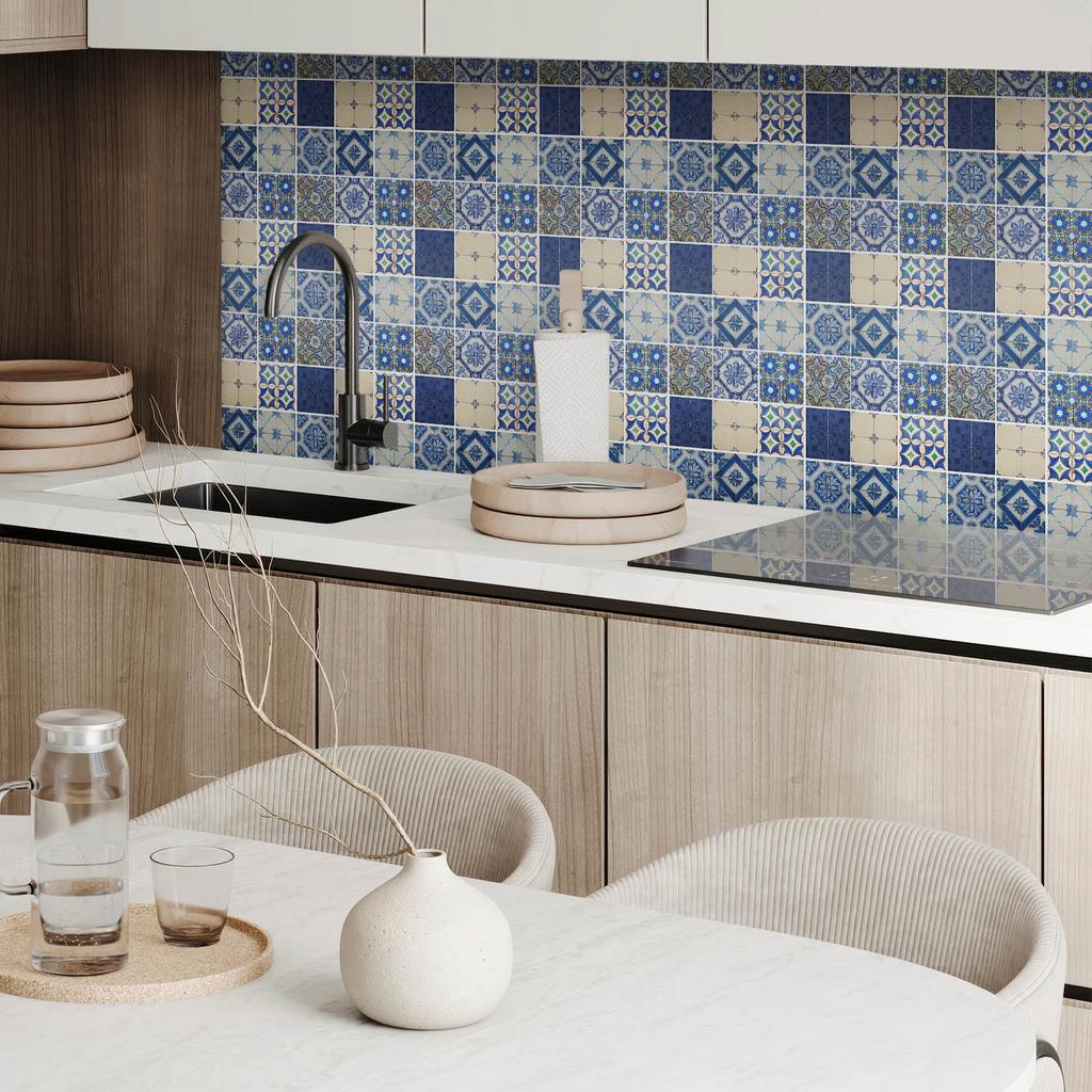 Self-Adhesive Vinyl Tiles For Kitchen Ceramic Tile Patterns 20x20x20 cm