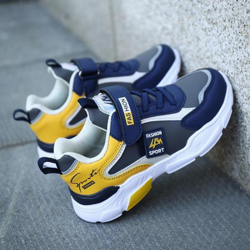 4-15 Years Old Boys Shoes Spring and Autumn Winter Classmates Waterproof Middle and Older Boys Sports Shoes Students Children Shoes Running Shoes Men