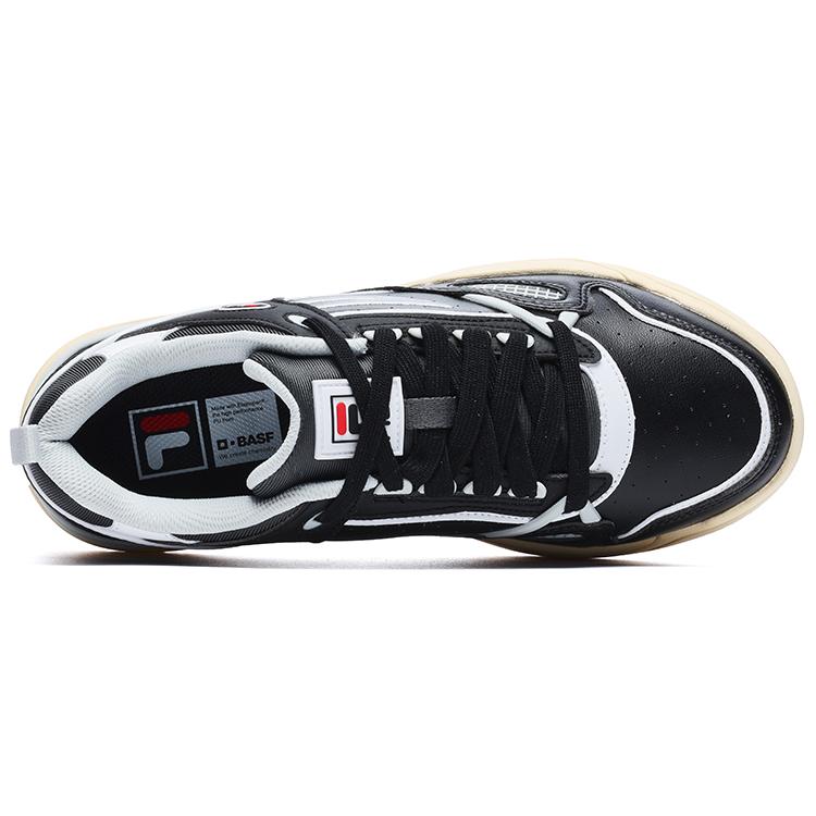 FILA Slam 22 Textile, Synthetic Leather Abrasion Resistant Low top Skateboard Shoes Men's Black Contour Gray F12M231217FBD