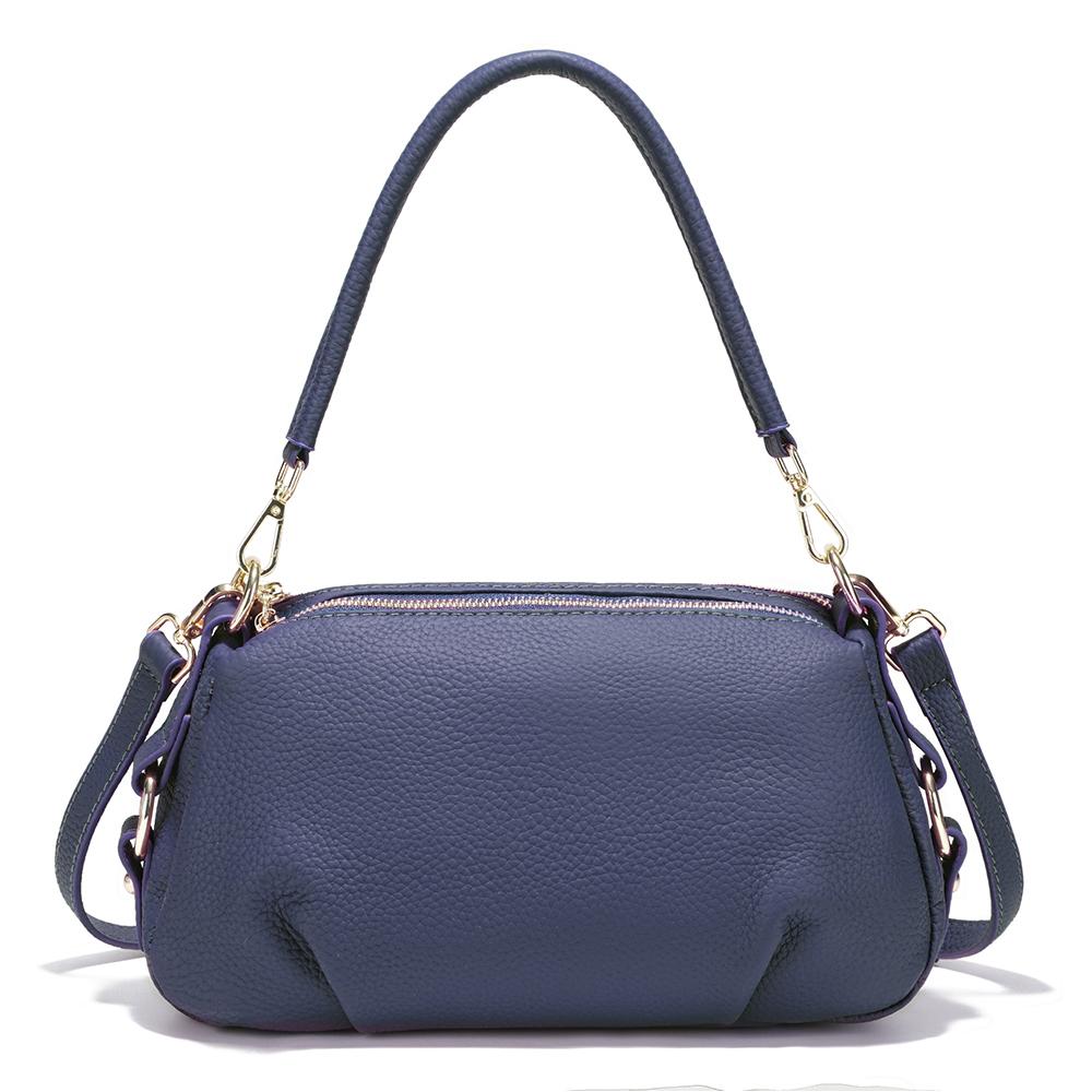 Zency Women's Genuine Leather Bag Charming Pillow Handbag