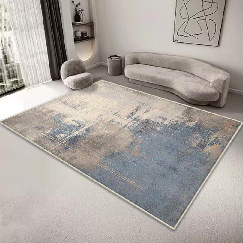 Simple Style Non-slip Decoration Home Carpet for Live Room Soft Sofa Table Mat Easy Cleaning Room Decor Abstract Bedroom Rug