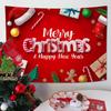Christmas Spirit Blessing Message Digitalprinted Polyester Tapestries Living Rooms Bedrooms Macrame Wall Hanging Room Decor