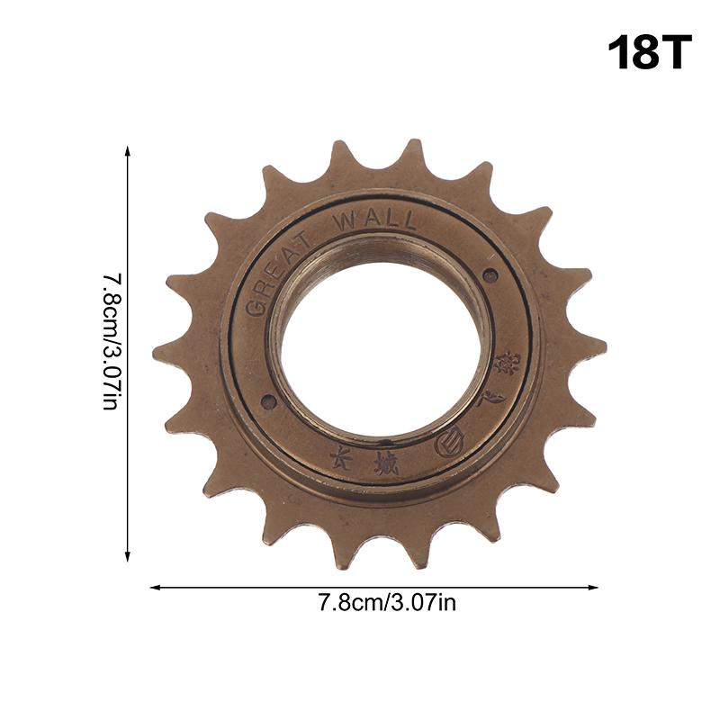 16T/18T/20T Single Speed Steel Freewheel Sprocket Accessories For Bike 1 Speed Cog Gear Bicycle Replacement Parts