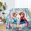 Elsa Theme Printed Blanket - Perfect for Couch, Bed, Travel & Outdoor Use | Machine Washable, Cozy & Durable.