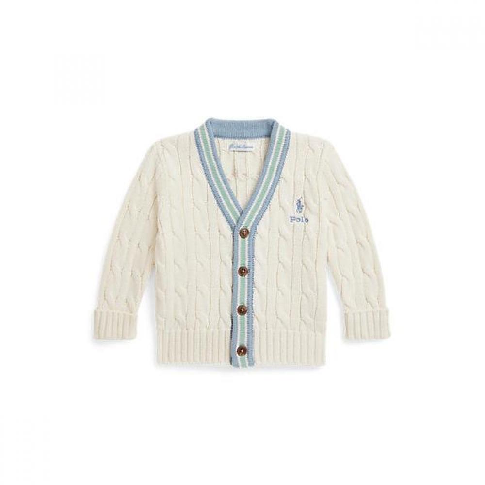 Polo Ralph Lauren Baby Boy Cotton Cricket Cardigan Cwposwei6820293101 18M