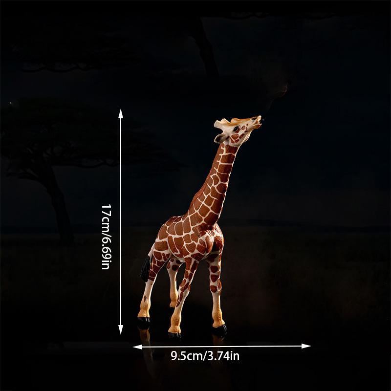 

1PC Настільний Орнамент Реалістична Дитяча Навчальна Іграшка Тигр Лев Жираф Дикі Лісові Тварини Лось Бегемот Зебра Модель тварини