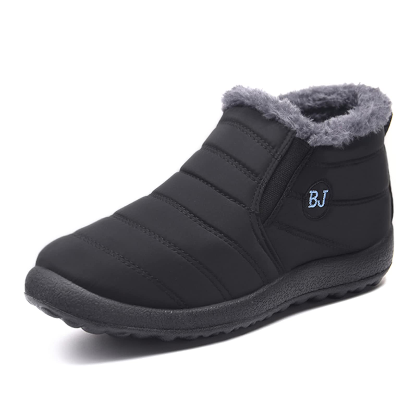 

PAFHL Снежные Теплые и Зимние Зимние Короткие Размеры Размер Мужские Ботинки на Флисовой Подкладке, Теплые, Ботинки, Унисекс, Ботинки, Нескользящие, Осень/Зима, 23.0см-27.0см (Мужской