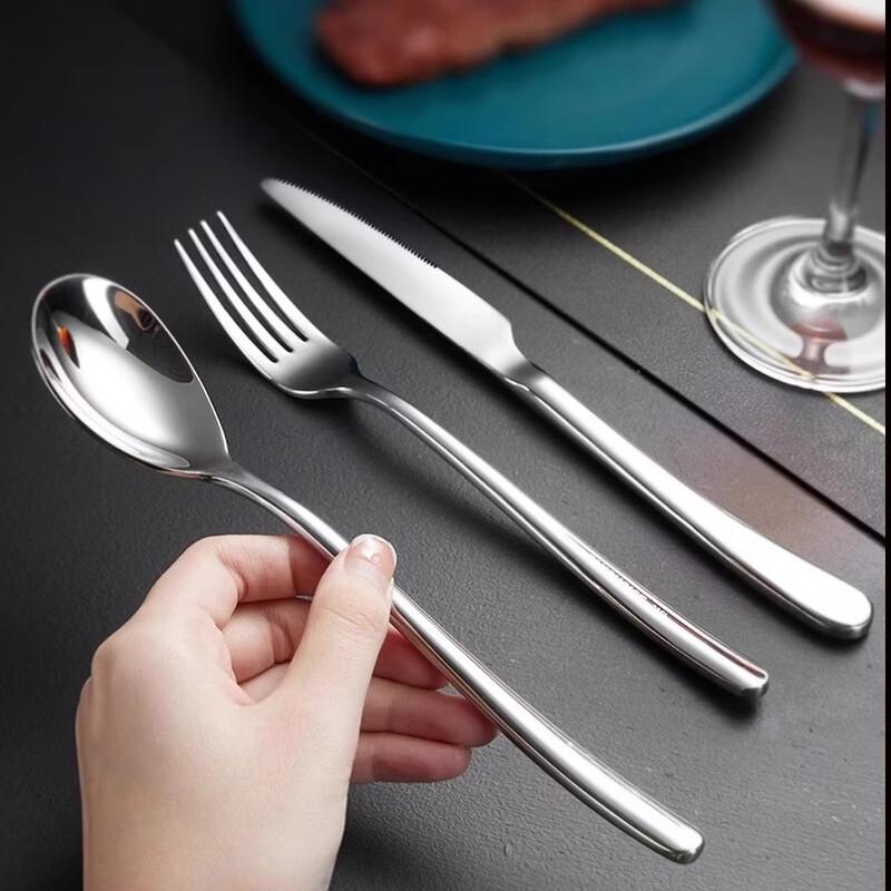Gaiye Stainless Steel Cutlery Set - Mirror Polished 304 Grade