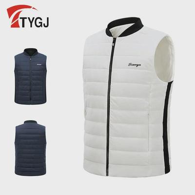 Men’s Cotton Padded Golf Vest - Winter Warmth & Autumn Jacket