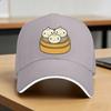 Kawaii Dim Sum Chinese Food Dumpling Xiao Long Bao Baseball Cap Outdoor Sports Adjustable Trucker Hat Men Adult Baseball Caps