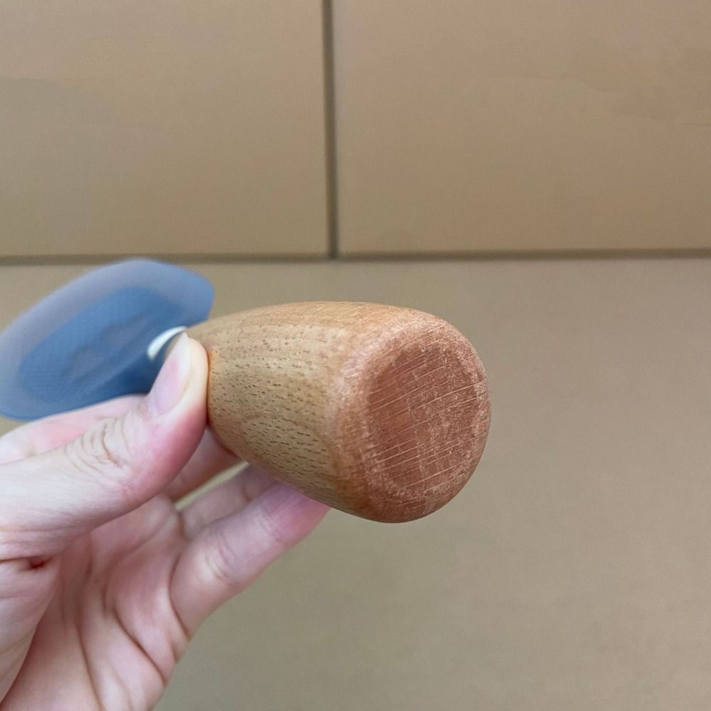 Wooden Handle Silicone Rice Spoon Household Heat-resistant Spoon Kitchen Gadgets