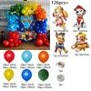 127 Stück Cartoon Paw Patrol Thema Luftballons Zahlenballon Kinder Geburtstagsfeier Dekoration Baby Geschenk Feier Chase Skye Ballons