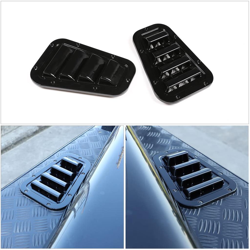 METYOUCAR Front Hood Vent Cover for Land Rover Defender Engine Exterior Parts and Accessories 2004-2019, Cover,