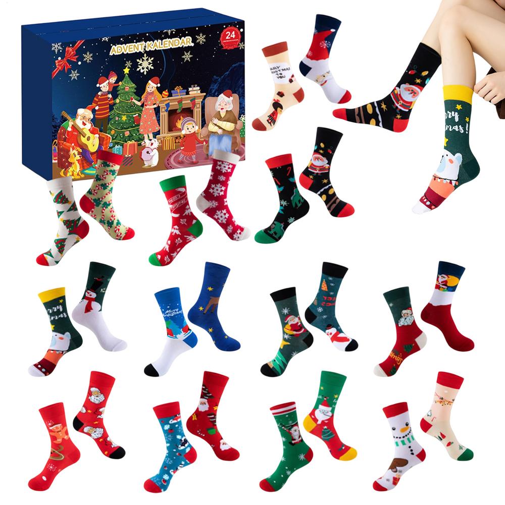 24 Days Socks Advent Calendars Calendars Advent Calendars 24Days Socks Countdown Calendars Soft Christmas Supplies Christmas