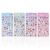 Of Translucent Textured 3D Reward Cute Plump Ocean World Epoxy for Smartphone Case Gift [Set 4] Stickers, Resin, DIY, Wallet, Decoration,