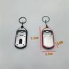 Ouvre-bouteille LED Multifonctionnel Mini Lampe de Poche Illuminée Porte-clés Pendentif