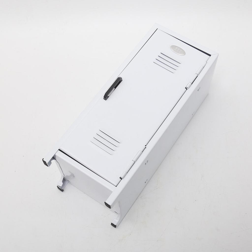 Multi-color Metal Storage Box with Lock - Desktop Cosmetic Organizer & Money Safe