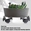 Plant Stand On Wheels Flower Cart Plant Mover With Wheels 3X Heavy Duty Metal Planter Pallet Flower Pot Mover With 6 Casters For