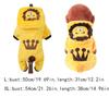 Warm Hoodies Puppy Clothes Soft Fleece Dog Jumpsuits Kawaii Pet Dog Clothes  Corgi