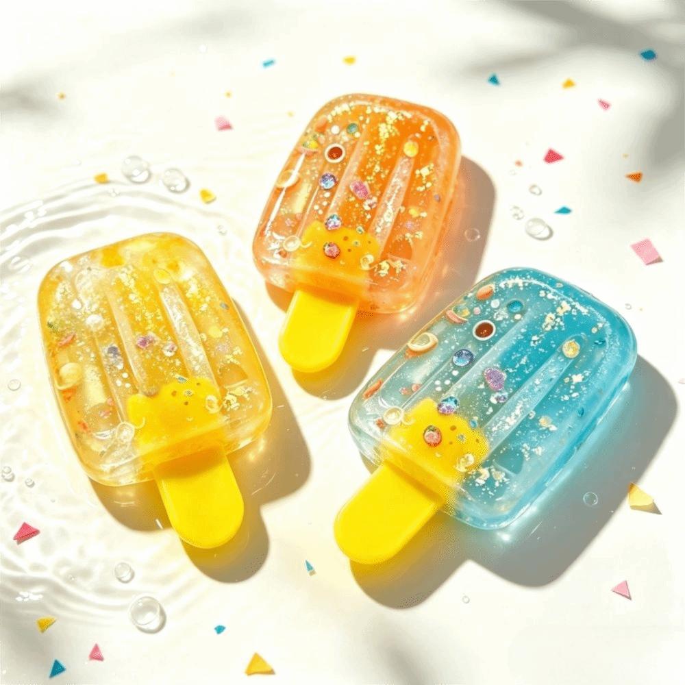 Soft Popsicle Squishy Toys Colorful Popsicle Sensory Toys Popsicle Shape Reduce Anxiety Toy Gifts