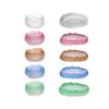 Frosted Japanese-Style Blown Glass Tea Cup - Thick, Irregular Design