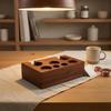 Espresso Pressing Station Base Multifunction Wooden Stand 5153 Mm Wood Coffee