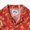 Presidents Shirt Reef Maui Print Rust Pif1m40000a49