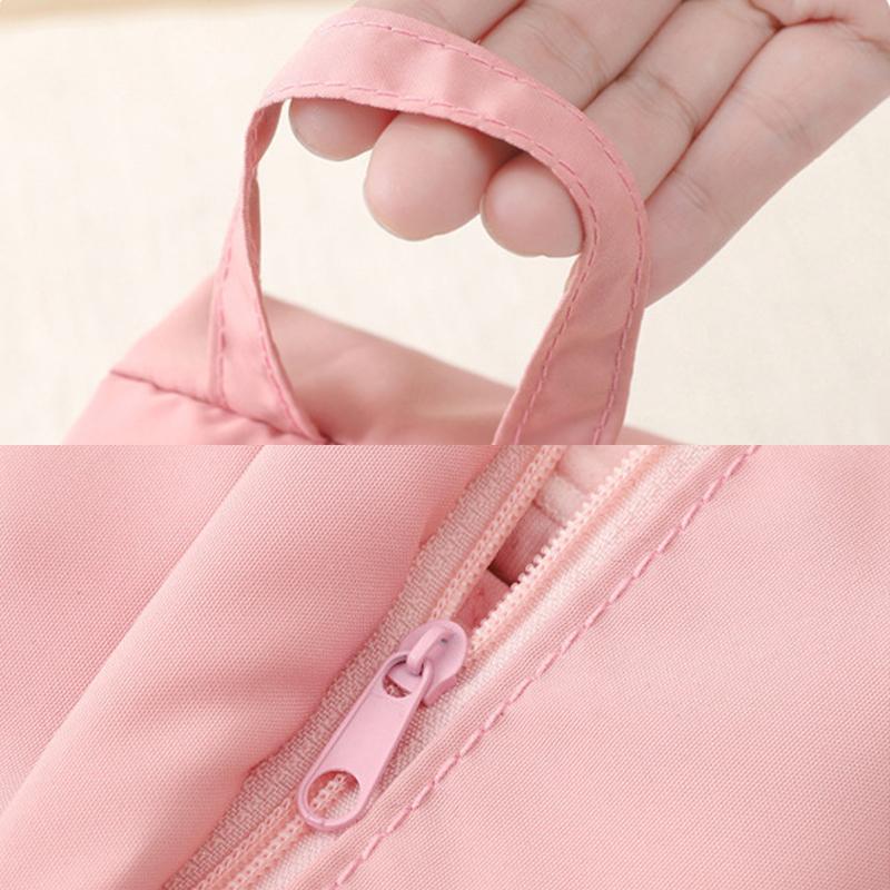 Houseeker Portable Travel Storage Bag Waterproof Cosmetics Toiletries Organizer Socks Underwear Handheld Zipper Storage Bags