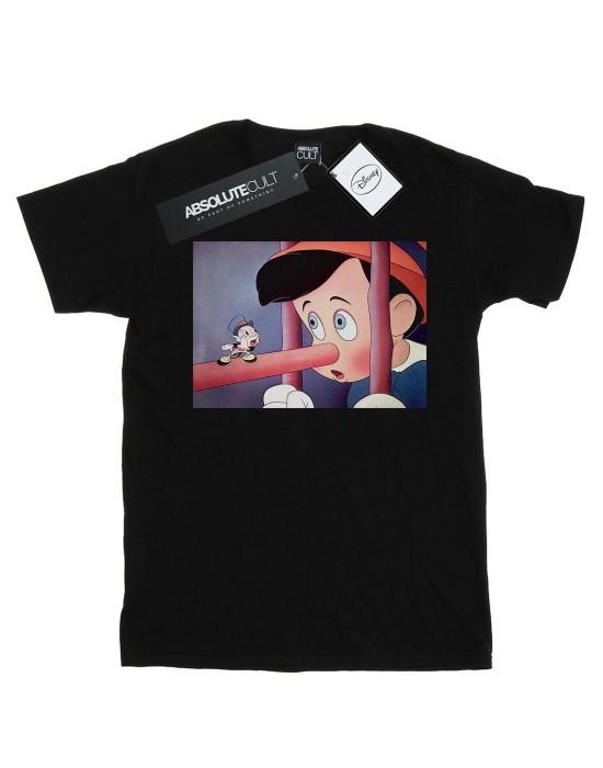 Disney Womens/Ladies Pinocchio Nose Still Cotton Boyfriend T-Shirt