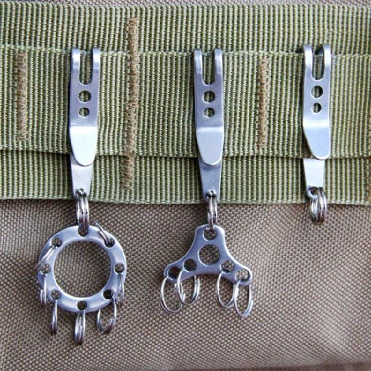 Suspension Pocket Clip Stainless Steel Clip Hanger Pocket Clip for Outdoor Use