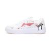 Li Ning Slip Resistant Cushioning Breathable Low Top Skateboard Shoes Unisex White Pink AGCS419-1(Team303-)