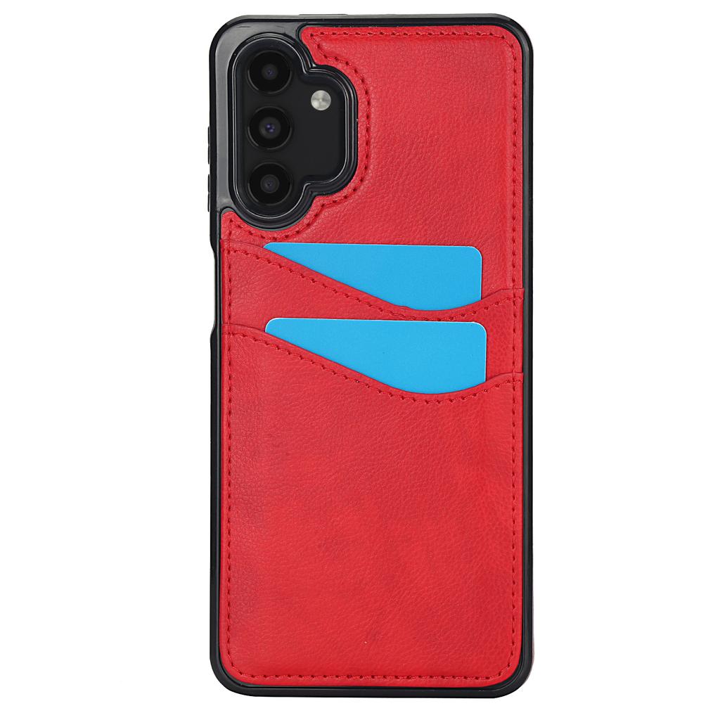 Vertical Cards Solt Wallet Leather Case For Samsung Galaxy S24 Ultra S23 Plus S22 A55 A15 A54 A14 A53 A73 Slim Anti-drop Cover
