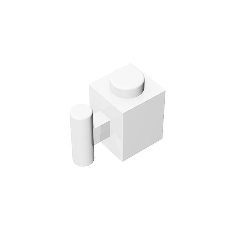 10PCS 2921 Modified 1 X 1 with Bar Handle Block Moc Color Compatible with Brick DIY Children's Toy Assembly