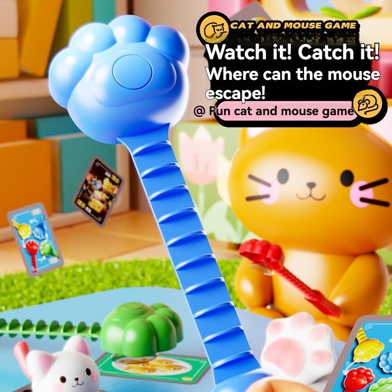 New Fun Cat And Mouse Playing Tarot Cards Strategy Toy Tabletop Creative  Family Parent-Child Interaction Board  Games Toys.