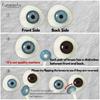 FUNSACHY 1 Pair Coloron Contacts Lens Yearly Use Natural Black Korean Brown Eyes Contact Pupils Cosmetics Fashion Softlen Yearly
