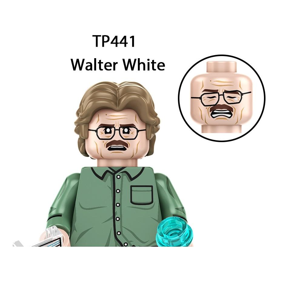Tp1055 Набор Строительные Блоки Во все тяжкие Мини Фигурка Уолтера Уайта Игрушки
