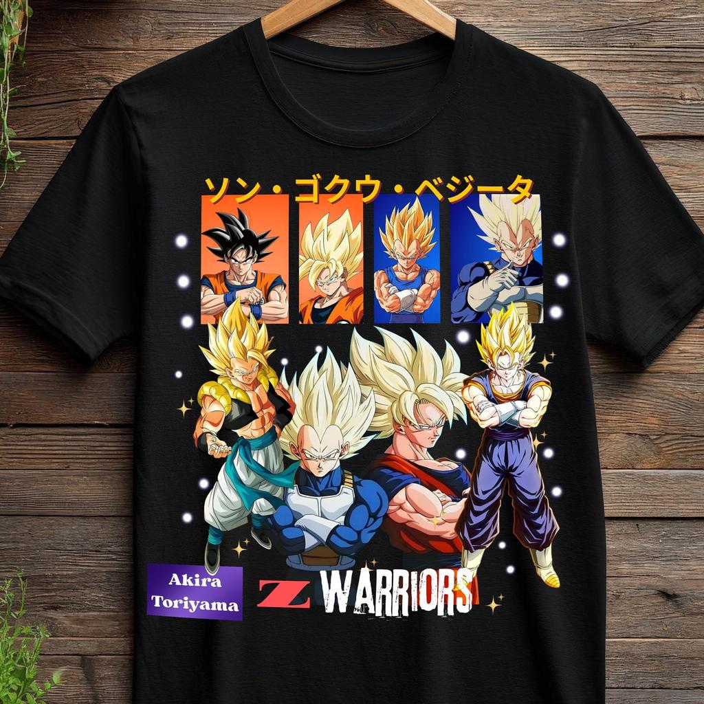 Dragon Ball Z Shirt, Z Warriors Shirt, Dbz, Dbs,Db, Saiyan Shirt, Super Saiyan Shirt, SSJ Shirt, Anime Fairy, Anime 90' Shirt.
