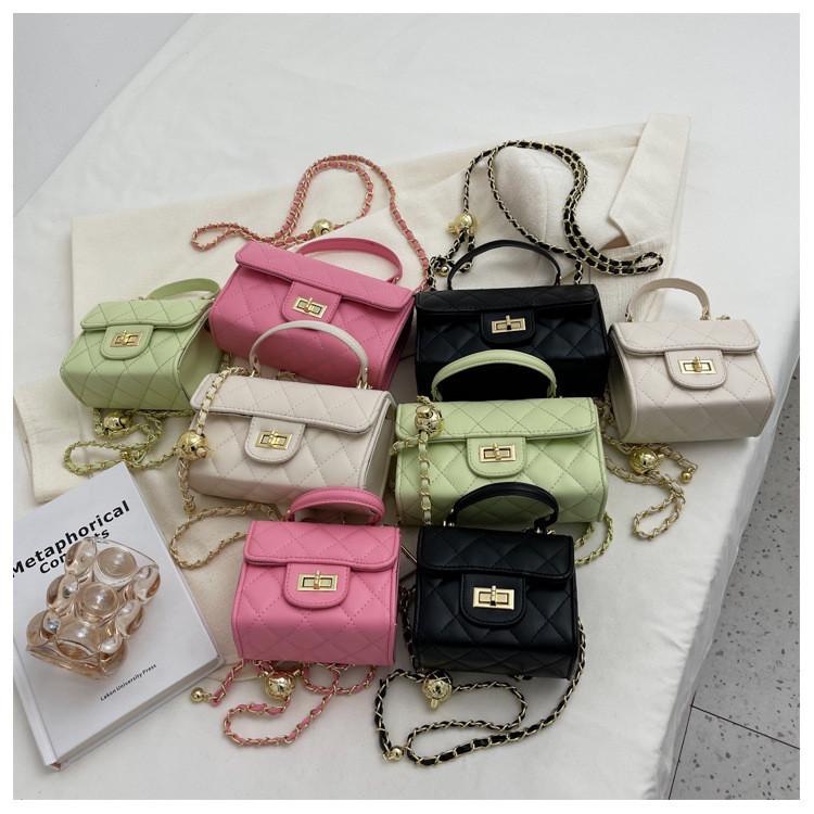 Small Square Bag Women's 2024 New Crossbody Bag Ladies Fashionable Simple Handbag